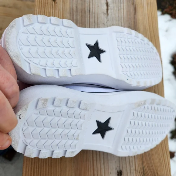 Converse White High-Top Platform Sneakers - Picture 6 of 8